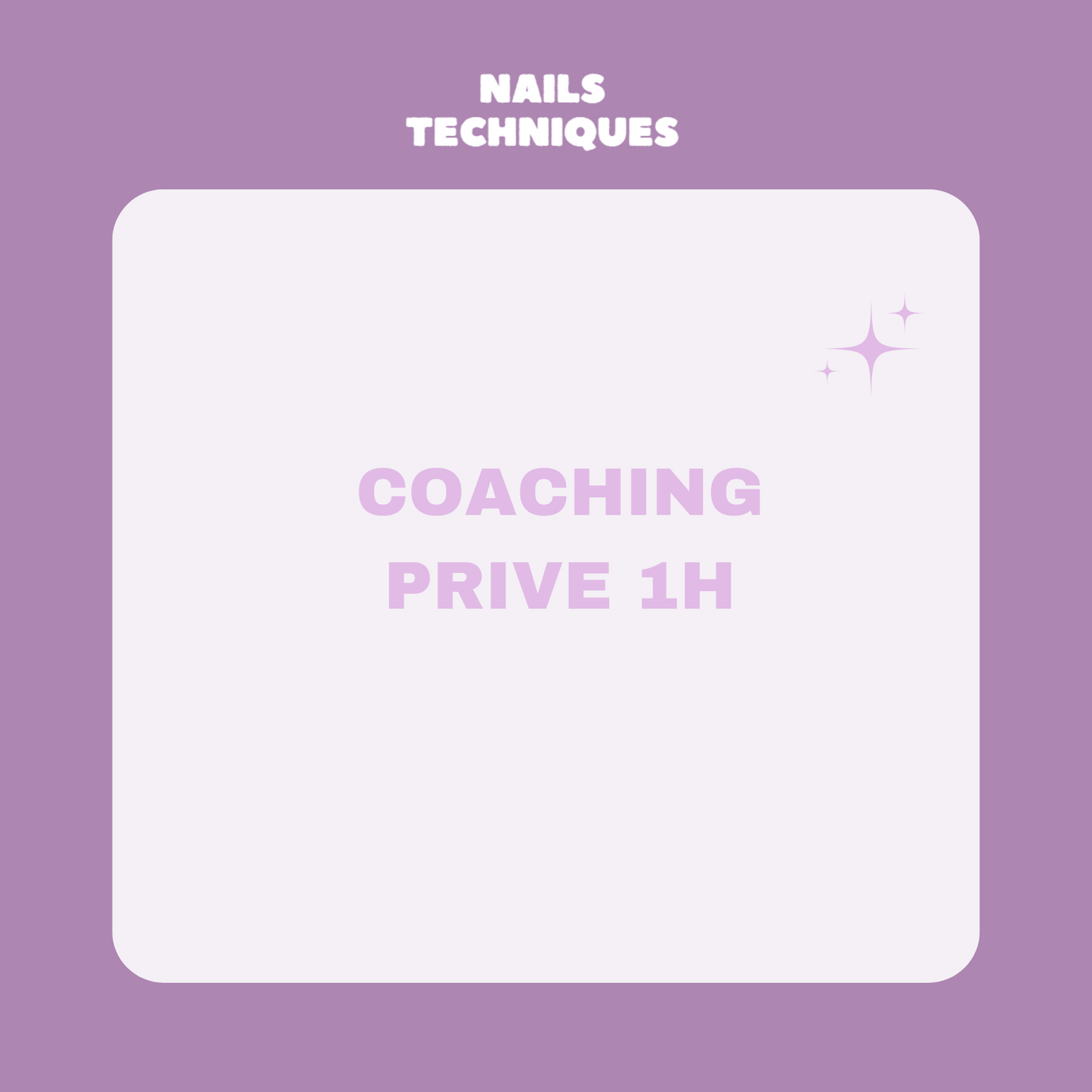 COACHING PRIVE 1H